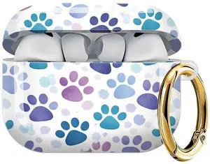 Case Compatible with AirPod Pro 3 2025, Cute Protective Cover with Keychain for AirPod Pro 3rd Generation, Full Protection Case for Women Girls(Colorful Paw) Case Compatible with AirPod Pro 3 2025, Cute Protective Cover with Keychain for AirPod Pro 3rd Generation, Full Protection Case for Women Girls(Colorful Paw)