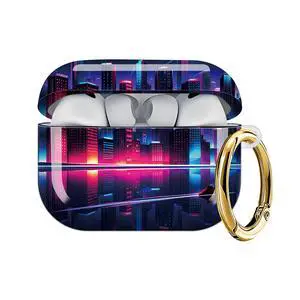 Case Compatible with AirPod Pro 3 2025, Cute Protective Cover with Keychain for AirPod Pro 3rd Generation, Full Protection Case for Women Girls(Neon Cityscape) Case Compatible with AirPod Pro 3 2025, Cute Protective Cover with Keychain for AirPod Pro 3rd Generation, Full Protection Case for Women Girls(Neon Cityscape)