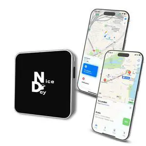 Ultra-Mini Air Tag Rechargeable Key Finder (iOS Only) Smart Bluetooth GPS Tracker for Keys, Luggage, Backpack Works with Apple Find My (Apple MFi Certified) IP65 Waterproof -1 Pcs (Nice Day) Ultra-Mini Air Tag Rechargeable Key Finder (iOS Only) Smart Bluetooth GPS Tracker for Keys, Luggage, Backpack Works with Apple Find My (Apple MFi Certified) IP65 Waterproof -1 Pcs (Nice Day)