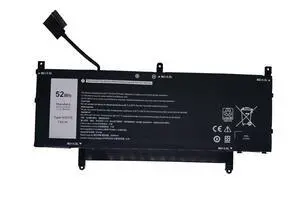 N7HT0 Laptop Battery Replacement for Dell Latitude 9510 9520 / Latitude 9520 2-in-1 P94F P95F P95F001 P94F001 TVKGH V5K68 N2NLL 08NFC7 N2NLL N7HTO 0PKW00 089GNG - 7.6V 52Wh N7HT0 Laptop Battery Replacement for Dell Latitude 9510 9520 / Latitude 9520 2-in-1 P94F P95F P95F001 P94F001 TVKGH V5K68 N2NLL 08NFC7 N2NLL N7HTO 0PKW00 089GNG - 7.6V 52Wh