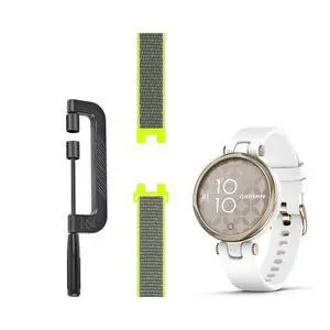 Sport Mesh Strap Compatible with Garmin Lily GPS Smartwatch Bands Woven Nylon Replacement Accessory Watch Wristband with Remove Band Tool Sport Mesh Strap Compatible with Garmin Lily GPS Smartwatch Bands Woven Nylon Replacement Accessory Watch Wristband with Remove Band Tool