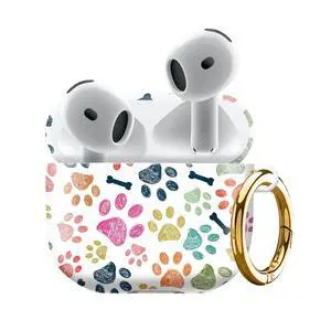 Compatiable with AirPod 4 Protective Case 2024, Soft Protective Case with Keychain for Women,Cute Shockproof Charging Case Cover for AirPod 4(Dogs Paw Bone) Compatiable with AirPod 4 Protective Case 2024, Soft Protective Case with Keychain for Women,Cute Shockproof Charging Case Cover for AirPod 4(Dogs Paw Bone)