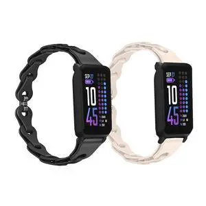 Compatible with iTouch Active 4 Band, Elastic Silicone Hollowed Out Replacement Straps Compatible for iTouch Active 4 Smartwatch Compatible with iTouch Active 4 Band, Elastic Silicone Hollowed Out Replacement Straps Compatible for iTouch Active 4 Smartwatch