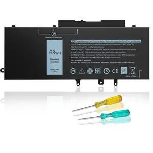 GJKNX Battery Replacement for Dell Latitude 5480 5580 5280 5288 5488 5590 5591 5490 5491 5495 E5480 E5580 E5490 E5590 Precision 15 3520 3530 Series GD1JP 0GD1JP DY9NT 451-BBZG 5YHR4 68Wh 7.6V GJKNX Battery Replacement for Dell Latitude 5480 5580 5280 5288 5488 5590 5591 5490 5491 5495 E5480 E5580 E5490 E5590 Precision 15 3520 3530 Series GD1JP 0GD1JP DY9NT 451-BBZG 5YHR4 68Wh 7.6V