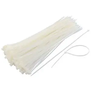 2000 (Size: 3x80mm/3 inches) White Self-Locking Nylon Plastic Cable Cord Zip Ties Wrap Fasten Wire Durable Indoor Outdoor Travel Home Corrosion Resistance 2000 (Size: 3x80mm/3 inches) White Self-Locking Nylon Plastic Cable Cord Zip Ties Wrap Fasten Wire Durable Indoor Outdoor Travel Home Corrosion Resistance