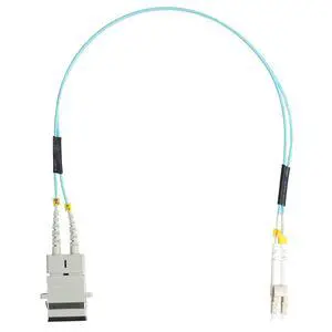 1FT LC to SC Fiber Optic Adapter Cable Multimode OM3 50/125um Duplex, LC Male to SC Female Fiber Adapter Cable 0.3 Meter (1 FT) 1FT LC to SC Fiber Optic Adapter Cable Multimode OM3 50/125um Duplex, LC Male to SC Female Fiber Adapter Cable 0.3 Meter (1 FT)