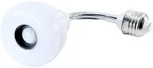 LED Motion Sensor and Light Sensor Flexible Directional Automatic Lamp with E26 Bulb Socket Night Light PIR Dusk to Dawn 5W 6500K for Bedroom Garage Basement Stairway Warehouse LED Motion Sensor and Light Sensor Flexible Directional Automatic Lamp with E26 Bulb Socket Night Light PIR Dusk to Dawn 5W 6500K for Bedroom Garage Basement Stairway Warehouse