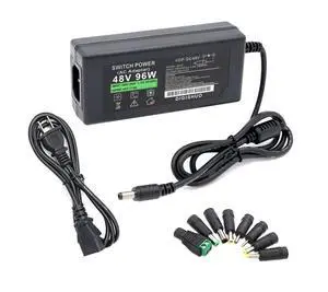 48V 2A 48W AC-DC Power Supply Adapter US Plug | Compatible with LED Strip Light, CCTV Camera, Security System, overcurrent protection, stable voltage, low noise, indoor use 48V 2A 48W AC-DC Power Supply Adapter US Plug | Compatible with LED Strip Light, CCTV Camera, Security System, overcurrent protection, stable voltage, low noise, indoor use