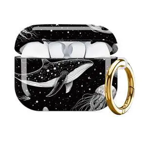 Hard Protective Case for AirPod Pro 3, Shockproof Durable Shell with Keychain, Cute Stylish Design(Whale Jellyfish Planets Stars Space Ocean) Hard Protective Case for AirPod Pro 3, Shockproof Durable Shell with Keychain, Cute Stylish Design(Whale Jellyfish Planets Stars Space Ocean)