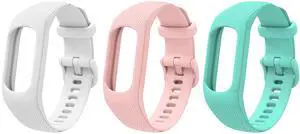 3-Pack Bands Compatible with Garmin Vivosmart 5 Straps, All-in-one Replacement Band Wristbands for Garmin vivosmart 5 Women Men 3-Pack Bands Compatible with Garmin Vivosmart 5 Straps, All-in-one Replacement Band Wristbands for Garmin vivosmart 5 Women Men