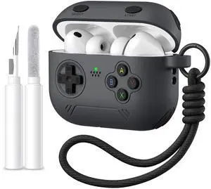 for Airpods Pro 3 Case Cute Game Console Design with Detachable Lanyard | Full Body Soft Silicone Compatible with Apple AirPod Pro 3rd Generation Cover with Cleaner Kit,Shockproof,Anti-Scratch for Airpods Pro 3 Case Cute Game Console Design with Detachable Lanyard | Full Body Soft Silicone Compatible with Apple AirPod Pro 3rd Generation Cover with Cleaner Kit,Shockproof,Anti-Scratch