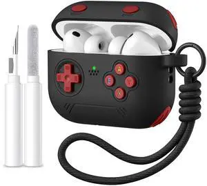 for Airpods Pro 3 Case Cute Game Console Design with Detachable Lanyard | Full Body Soft Silicone Compatible with Apple AirPod Pro 3rd Generation Cover with Cleaner Kit,Shockproof,Anti-Scratch for Airpods Pro 3 Case Cute Game Console Design with Detachable Lanyard | Full Body Soft Silicone Compatible with Apple AirPod Pro 3rd Generation Cover with Cleaner Kit,Shockproof,Anti-Scratch