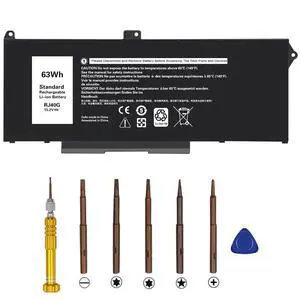 RJ40G 4-Cell Laptop Replacement Battery for Dell Latitude 15 5520 Latitude 14 5420 Precision 15 3560 Series 01K2CF M033W WY9DX 075X16 P137G P137G001 P104F P104F001 0M3KCN 0WK3F1 15.2V 63Wh RJ40G 4-Cell Laptop Replacement Battery for Dell Latitude 15 5520 Latitude 14 5420 Precision 15 3560 Series 01K2CF M033W WY9DX 075X16 P137G P137G001 P104F P104F001 0M3KCN 0WK3F1 15.2V 63Wh