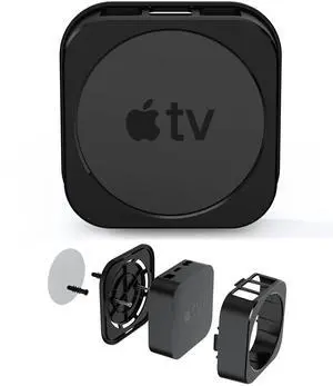 Wall Mount for Apple TV, Anti-Theft Holder, (Black) | Fit for Ceiling Mount Compatible with Apple TV 2nd / 3rd / 4th / 5th Generation, Apple TV 4K/ HD (2022 Models, 2021 Models) Wall Mount for Apple TV, Anti-Theft Holder, (Black) | Fit for Ceiling Mount Compatible with Apple TV 2nd / 3rd / 4th / 5th Generation, Apple TV 4K/ HD (2022 Models, 2021 Models)