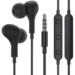 Noise Isolating Wired Earbuds Headphones Earphones w/Microphone Compatible with Samsung Galaxy A16 A15 A14 A06 A05 A03S A25 A26 S10 S9 Plus S10e, Moto G 5G G Play, 3.5mm Cell Phone Computer -Black Noise Isolating Wired Earbuds Headphones Earphones w/Microphone Compatible with Samsung Galaxy A16 A15 A14 A06 A05 A03S A25 A26 S10 S9 Plus S10e, Moto G 5G G Play, 3.5mm Cell Phone Computer -Black