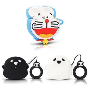 (3Pack) Case for AirPods 4 Wireless Earbuds (2024) with Carabiner, Silicone Charging Protective Cover with Cartoon Skin Design for AirPods 4th Generation Headphones (AM+GH+GH) (3Pack) Case for AirPods 4 Wireless Earbuds (2024) with Carabiner, Silicone Charging Protective Cover with Cartoon Skin Design for AirPods 4th Generation Headphones (AM+GH+GH)