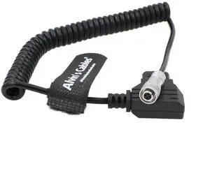 PORTKEYS BM5 BM7 Monitor Power Cable D-TAP to 4 Pin Female Coiled Power Cord PORTKEYS BM5 BM7 Monitor Power Cable D-TAP to 4 Pin Female Coiled Power Cord