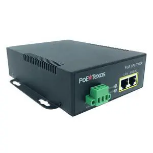 802.3bt PoE++ to 12V Splitter, 60W Gigabit | Works with Cisco UPOE & 802.3bt Switches - Gigabit Data Splitter with Phoenix Connector for Tablet Computers, Wireless APs 802.3bt PoE++ to 12V Splitter, 60W Gigabit | Works with Cisco UPOE & 802.3bt Switches - Gigabit Data Splitter with Phoenix Connector for Tablet Computers, Wireless APs