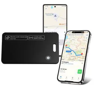 Tracker Card for iPhone & Android, Tracking Card with Apple Find My & Google's Find Hub, Rechargeable Slim Wallet Tracker Card for Wallet, Luggage, Keys,IP68 Waterproof Tracker Card for iPhone & Android, Tracking Card with Apple Find My & Google's Find Hub, Rechargeable Slim Wallet Tracker Card for Wallet, Luggage, Keys,IP68 Waterproof