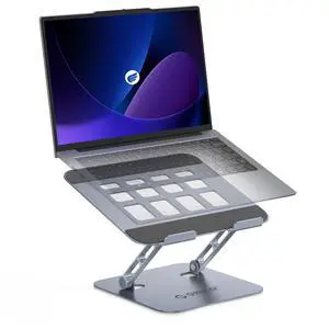 Ergonomic Laptop Stand for Desk, Height Adjustable Aluminum Laptop Stand Riser, Foldable Computer Holder for MacBook Neo, Air, Pro, Dell XPS, HP, Lenovo, Fits Devices up to 17" (ST11, Gray) Ergonomic Laptop Stand for Desk, Height Adjustable Aluminum Laptop Stand Riser, Foldable Computer Holder for MacBook Neo, Air, Pro, Dell XPS, HP, Lenovo, Fits Devices up to 17" (ST11, Gray)