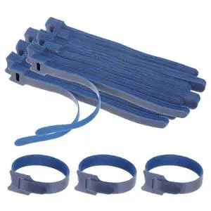 8 Inch Reusable Cable Ties, 130 Pcs Cable Management Ties Adjustable Hook and Loop Fastening Cord Organizer for Home Office Laptops Data Cables, Blue 8 Inch Reusable Cable Ties, 130 Pcs Cable Management Ties Adjustable Hook and Loop Fastening Cord Organizer for Home Office Laptops Data Cables, Blue