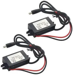 2Pcs DC-DC Buck Converter Module 3A 12V 24V to 5V DC Power Converter with Micro USB Connector (USB Micro Interface) 2Pcs DC-DC Buck Converter Module 3A 12V 24V to 5V DC Power Converter with Micro USB Connector (USB Micro Interface)