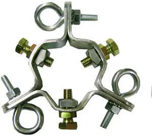 Guy Wire Clamp up to 1 1/2 Inch Mast Guy Wire Clamp up to 1 1/2 Inch Mast