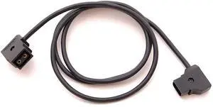 D-Tap P-Tap Male to Female Extension Power Cable 100cm 3.28ft for LED Light V-Mount Anton Bauer Battery D-Tap P-Tap Male to Female Extension Power Cable 100cm 3.28ft for LED Light V-Mount Anton Bauer Battery