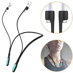 Compatible Silicone Earbuds Strap Wire Cable Connector | Earphone Sports Neckband Replacement for Airpods Pro 3/2/1 Pro/Airpods 4/3/2/1 (Light Blue) Compatible Silicone Earbuds Strap Wire Cable Connector | Earphone Sports Neckband Replacement for Airpods Pro 3/2/1 Pro/Airpods 4/3/2/1 (Light Blue)