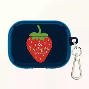 AirPods Pro Protective Case with Keychain Ring -Strawberry, Compatible with AirPods Pro 2nd / 1st Generation AirPods Pro Protective Case with Keychain Ring -Strawberry, Compatible with AirPods Pro 2nd / 1st Generation