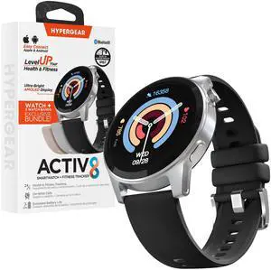 Activ8 Smart Watch with Fitness Tracker - iOS & Android Smart Watch for Women and Men, AMOLED Display with Heart Rate & Sleep Monitor Activ8 Smart Watch with Fitness Tracker - iOS & Android Smart Watch for Women and Men, AMOLED Display with Heart Rate & Sleep Monitor