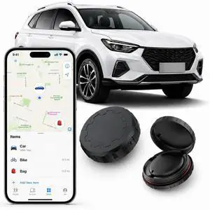 Tag Tracker Device for Vehicles | No Subscription, Works with Apple Find My, Hidden Magnetic Car Tracker, Waterproof Mini Locator Tag Tracker Device for Vehicles | No Subscription, Works with Apple Find My, Hidden Magnetic Car Tracker, Waterproof Mini Locator
