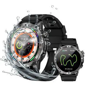 3 ATM Waterproof Amoled Smart Watch with GPS,Compass, Altitude,Air Pressure,540mAh Extra Large Battery,Metal Body Rugged Military Smartwatch Compatiable for Andriod iOS 3 ATM Waterproof Amoled Smart Watch with GPS,Compass, Altitude,Air Pressure,540mAh Extra Large Battery,Metal Body Rugged Military Smartwatch Compatiable for Andriod iOS