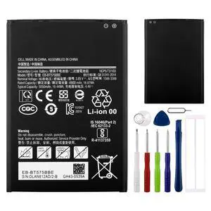 Replacement Battery EB-BT575BBE Compatible with Samsung Galaxy Tab Active 3 SM-T570 SM-T575 SM-T577 with Tools Replacement Battery EB-BT575BBE Compatible with Samsung Galaxy Tab Active 3 SM-T570 SM-T575 SM-T577 with Tools