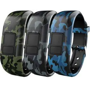 Bands for Garmin Vivofit jr/jr 2/3, Adjustable Replacement Wristbands with Watch Buckle for Women Men(No Tracker) Bands for Garmin Vivofit jr/jr 2/3, Adjustable Replacement Wristbands with Watch Buckle for Women Men(No Tracker)