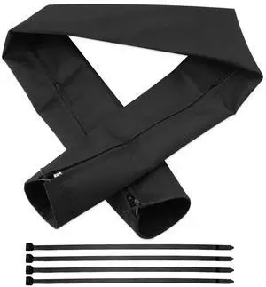 48-Inch Zippered Outboard Motor Cable Sleeve, Waterproof & 4Pcs Cable Tie | Heavy-Duty 600D Trolling Motor Cable Sleeve, Outboard Motor Sleeve, Organized Trolling Motor Wire Protection & Management 48-Inch Zippered Outboard Motor Cable Sleeve, Waterproof & 4Pcs Cable Tie | Heavy-Duty 600D Trolling Motor Cable Sleeve, Outboard Motor Sleeve, Organized Trolling Motor Wire Protection & Management