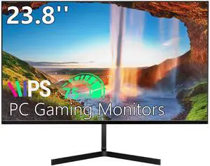 24 Inch Gaming Monitor, FHD 1080P IPS 75Hz AMD FreeSync, 99% sRGB Low Blue Light Flicker-Free Slim Narrow Bezel, HDMI VGA, Tilt & Wall Mountable for Gaming, Home Office, Laptop & Game Consoles 24 Inch Gaming Monitor, FHD 1080P IPS 75Hz AMD FreeSync, 99% sRGB Low Blue Light Flicker-Free Slim Narrow Bezel, HDMI VGA, Tilt & Wall Mountable for Gaming, Home Office, Laptop & Game Consoles