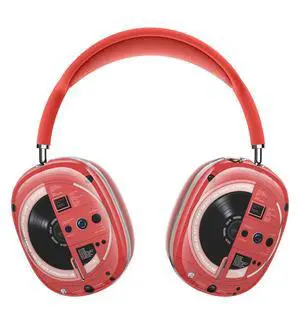 for AirPods Max Case, TPU Anti-Scratch Ear Cups Cover, Rugged Shockproof Accessories Protective Cover for Apple AirPods Max - Red for AirPods Max Case, TPU Anti-Scratch Ear Cups Cover, Rugged Shockproof Accessories Protective Cover for Apple AirPods Max - Red