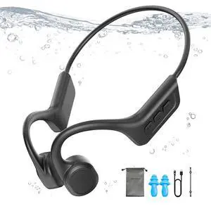 Bone Conduction Headphones, IP68 Waterproof Swimming Open Ear Headphones with Microphones Built-in MP3 Player 32G, 10Hr Playtime, Bluetooth 5.3 Wireless Earphones for Running, Cycling, Workout Bone Conduction Headphones, IP68 Waterproof Swimming Open Ear Headphones with Microphones Built-in MP3 Player 32G, 10Hr Playtime, Bluetooth 5.3 Wireless Earphones for Running, Cycling, Workout