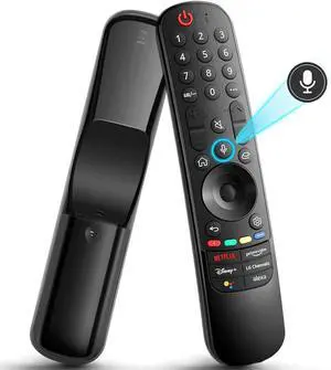 Magic Remote for LG-Smart-TV Remote Control Replacement with Pointer and Voice Function Compatible for 2017-2023 LG UHD OLED QNED NanoCell 4K 8K Models TVs Magic Remote for LG-Smart-TV Remote Control Replacement with Pointer and Voice Function Compatible for 2017-2023 LG UHD OLED QNED NanoCell 4K 8K Models TVs