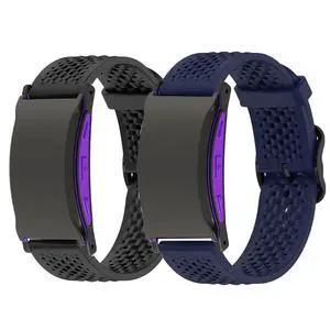 Compatible for Shock Clock Max Bands, Silicone band with Metal Buckle Compatible for Pavlok Shock Clock 3, Max Compatible for Shock Clock Max Bands, Silicone band with Metal Buckle Compatible for Pavlok Shock Clock 3, Max