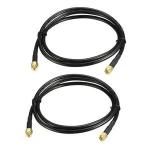 Antenna Extension Cable SMA Male to SMA Male Coaxial Cable RG58 50 Ohm 6 ft 2pcs Antenna Extension Cable SMA Male to SMA Male Coaxial Cable RG58 50 Ohm 6 ft 2pcs