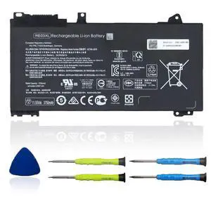 RE03XL Laptop Battery Compatible with HP ProBook 430 440 445 450 455R G6 430 440 445 450 G7 Serie HSTNN-OB1C HSTNN-UB7R HSTNN-DB9A L32407-AC1 L32407-2B1 L32407-541 L32656-005 11.55V 45Wh 3750mAh RE03XL Laptop Battery Compatible with HP ProBook 430 440 445 450 455R G6 430 440 445 450 G7 Serie HSTNN-OB1C HSTNN-UB7R HSTNN-DB9A L32407-AC1 L32407-2B1 L32407-541 L32656-005 11.55V 45Wh 3750mAh
