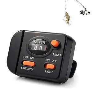 Fishing Line Counter, Handheld Fish Finders with Digital Display Transducer Depth Finders Portable Fishing Tool for Spooling Trolling Jigging Fishing Line Counter, Handheld Fish Finders with Digital Display Transducer Depth Finders Portable Fishing Tool for Spooling Trolling Jigging