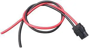 2-pin Battery Power Cable Compatible with Motorola MotoTRBO SLR5000 SLR5700 | also Compatible with SLR8000 XPR 8400 8300 8380 SLR XPR etc 50W - 100W Mobile Radio 2-pin Battery Power Cable Compatible with Motorola MotoTRBO SLR5000 SLR5700 | also Compatible with SLR8000 XPR 8400 8300 8380 SLR XPR etc 50W - 100W Mobile Radio
