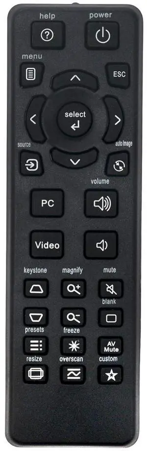 New Replaced Remote fit for Infocus Projector IN112 IN1110A IN1112A IN1116 | IN1118HD IN112A IN112AT IN112X IN112XW IN114 IN114A IN114AT IN114ST IN114STA IN114X IN114XW IN116 IN116A IN116X IN1 New Replaced Remote fit for Infocus Projector IN112 IN1110A IN1112A IN1116 | IN1118HD IN112A IN112AT IN112X IN112XW IN114 IN114A IN114AT IN114ST IN114STA IN114X IN114XW IN116 IN116A IN116X IN1