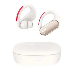 Reflex Pro - Wireless Sport Earbuds with Ear Hooks, Active Noise Cancellation, up to 50H of Battery Life, IP68 Dust and Waterproof, Touch Control, Secure Fit for Sports (White) Reflex Pro - Wireless Sport Earbuds with Ear Hooks, Active Noise Cancellation, up to 50H of Battery Life, IP68 Dust and Waterproof, Touch Control, Secure Fit for Sports (White)
