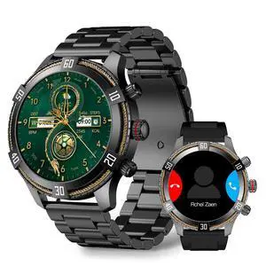Smart Watch for Men Bluetooth Answer/Make Call, 1.43" AMOLED Display Luxury Smartwatch, Fitness Tracker with 100+ Sport Modes, Heart Rate/Sleep Monitor for iOS Android, 2 Watch Bands (Black) Smart Watch for Men Bluetooth Answer/Make Call, 1.43" AMOLED Display Luxury Smartwatch, Fitness Tracker with 100+ Sport Modes, Heart Rate/Sleep Monitor for iOS Android, 2 Watch Bands (Black)