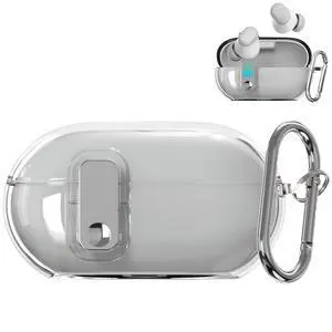 Clear Shockproof TPU Case Compatible with Beats Solo Buds 2024, Anti-Yellowing Protective Cover for Beats Solo Buds Case with Secure Lock & Carabiner (Clear) Clear Shockproof TPU Case Compatible with Beats Solo Buds 2024, Anti-Yellowing Protective Cover for Beats Solo Buds Case with Secure Lock & Carabiner (Clear)