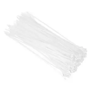 100Pcs White Zip Ties 12 Inch, Cable Ties with Metal Tooth Stainless Steel Locking Device Nylon for Indoor Outdoor Garage 100Pcs White Zip Ties 12 Inch, Cable Ties with Metal Tooth Stainless Steel Locking Device Nylon for Indoor Outdoor Garage